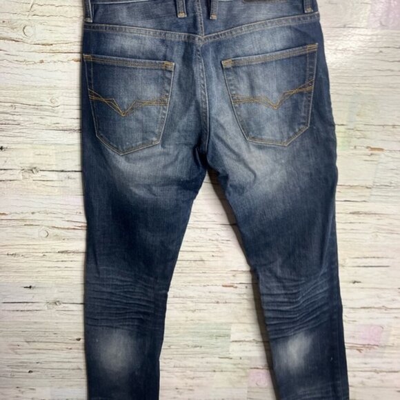 Guess Men's Slim Straight jeans Blue Denim Size size 29 - Picture 7 of 9